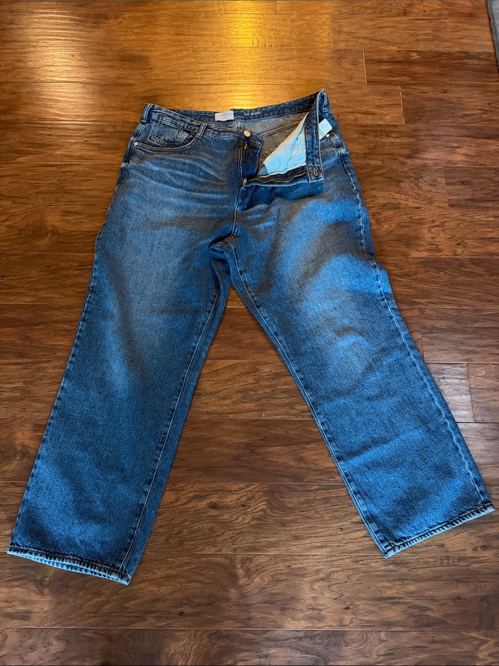 Pilcro Mid-Rise Denim Straight-Leg Women’s Jeans - Size 34 - NWT - Picture 8 of 10